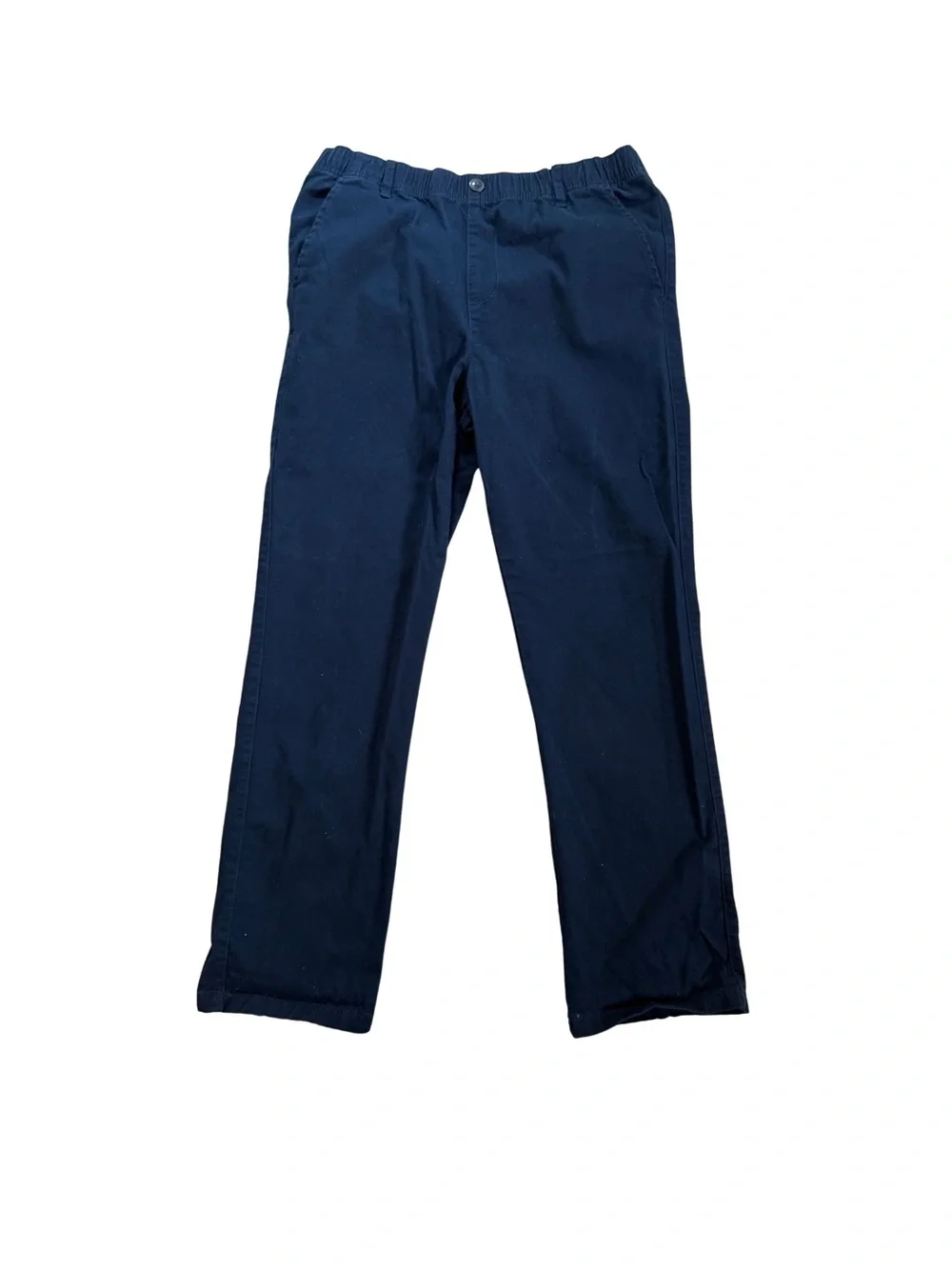 Boys Navy Uniform Chino Pants Size 16 Husky- 2 Pair Bundle